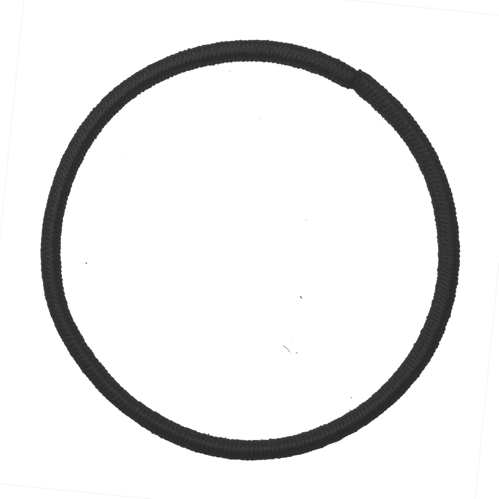 Haargummis standard schwarz 10Stk.