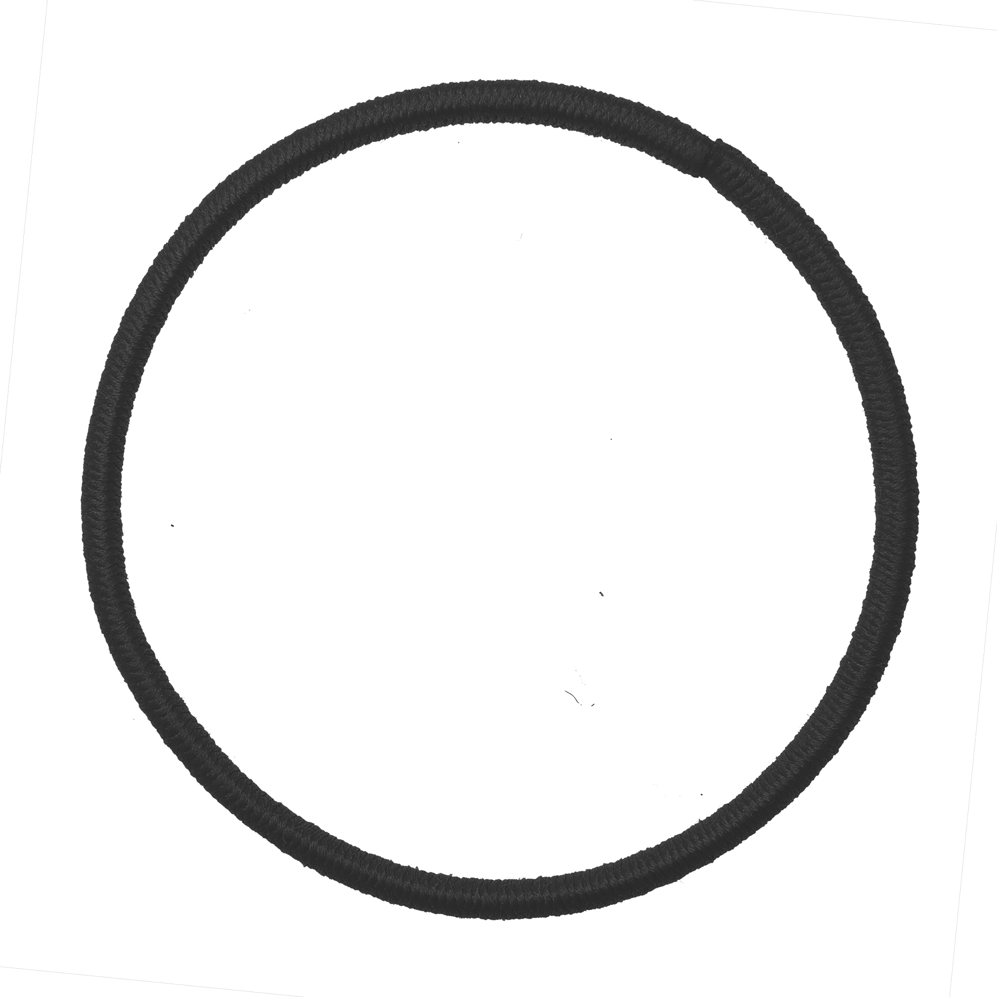 Haargummis standard schwarz 10Stk.