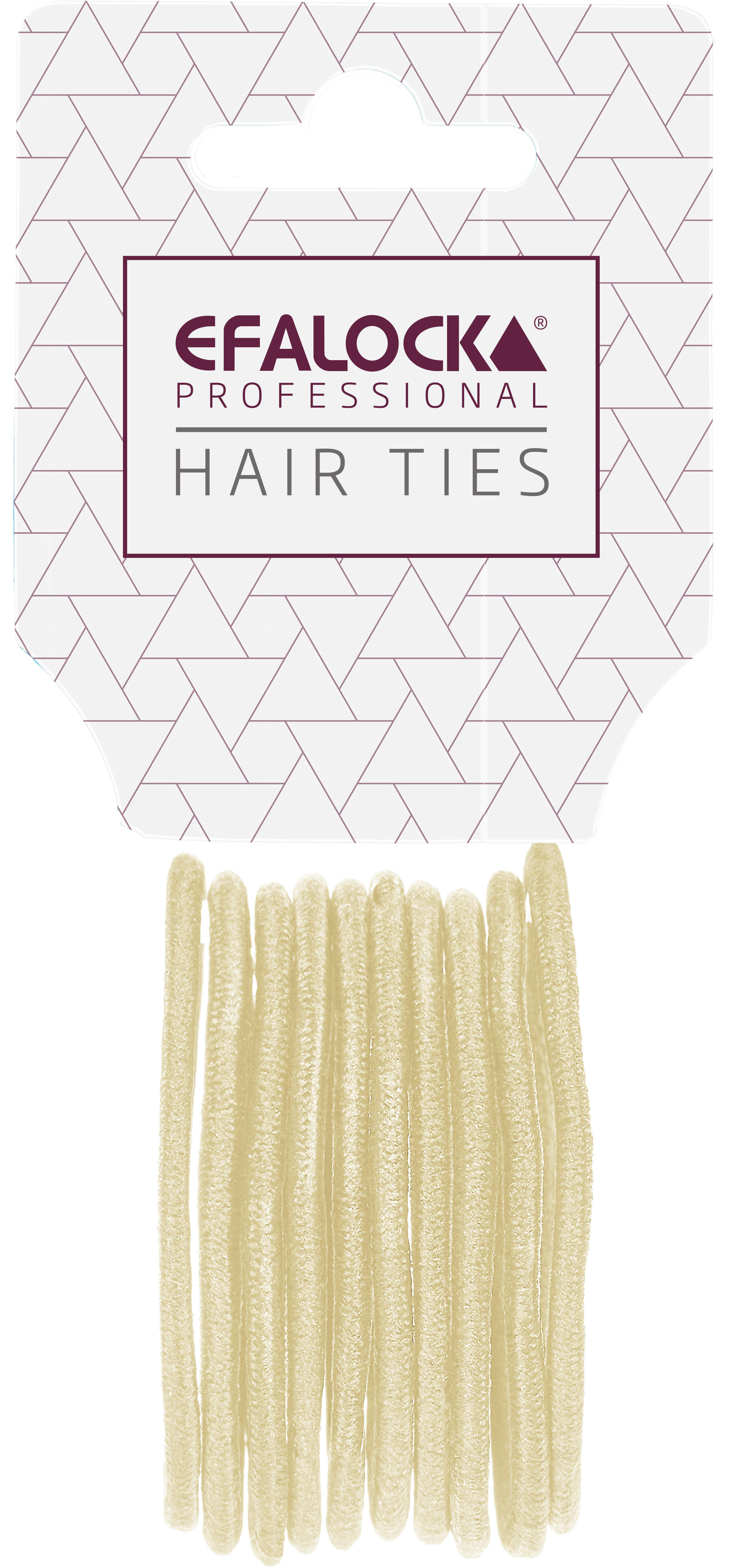 Haargummis standard blond 10Stk.