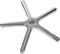 CliCTEC CLASSIC Fußkreuz für Rollocker silber