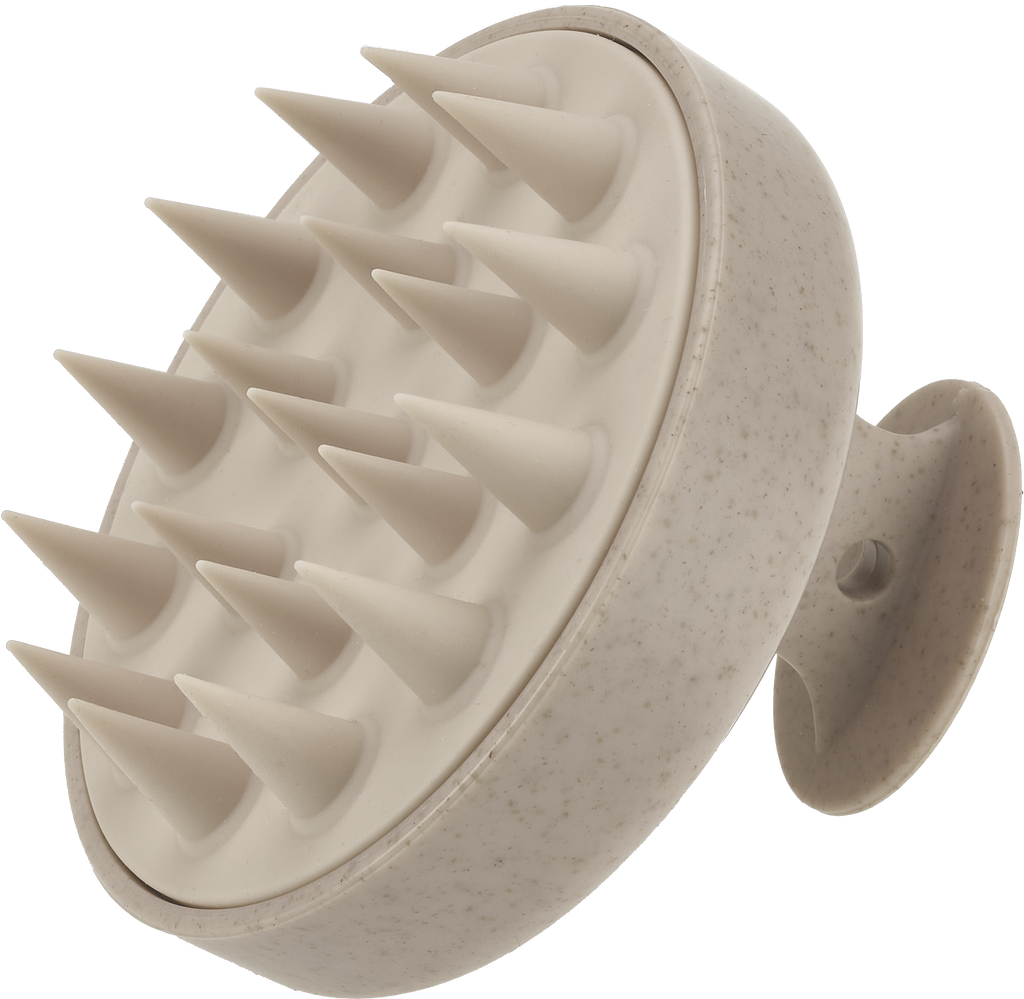 GREEN SHAMPOO BRUSH Shampoo-/Kopfmassagebürste PureGREEN beige
