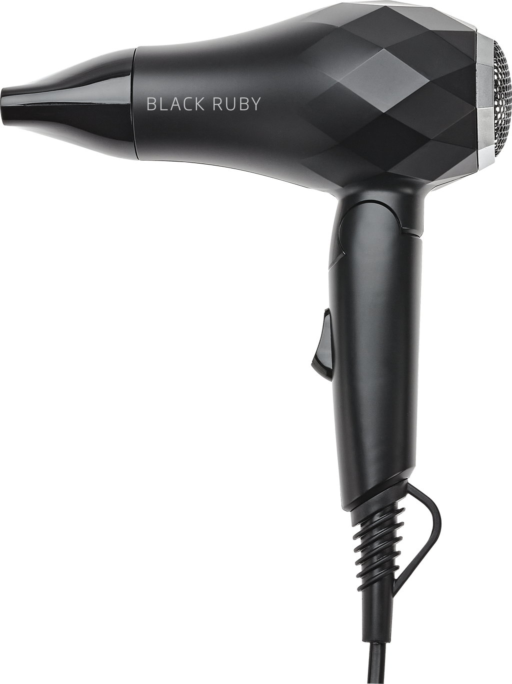 BLACK RUBY Mini-Haartrockner schwarz