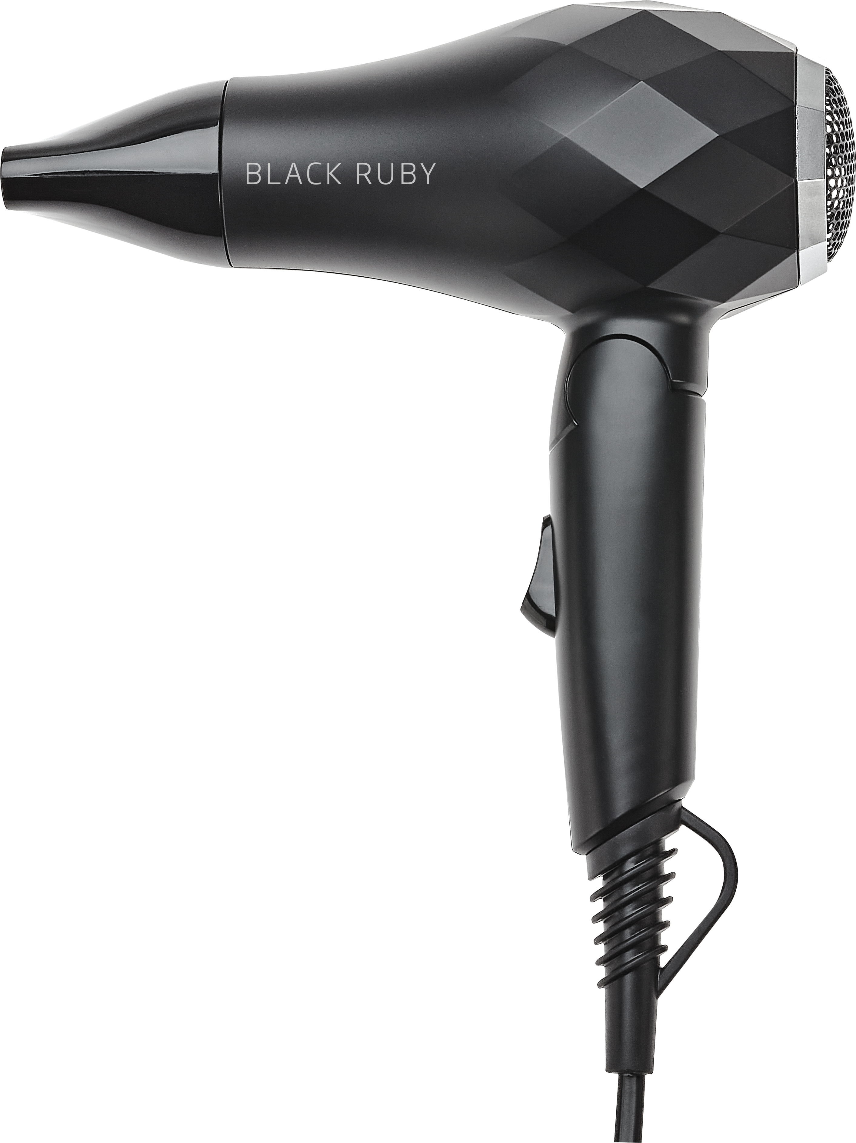 BLACK RUBY Mini-Haartrockner schwarz