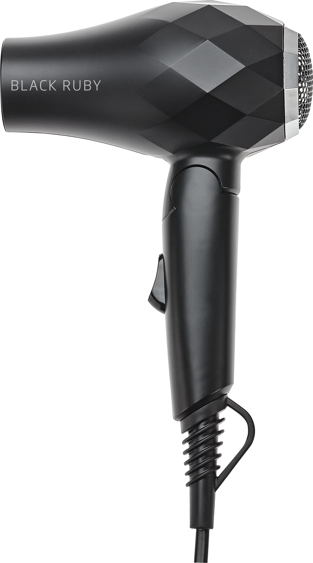 BLACK RUBY Mini-Haartrockner schwarz