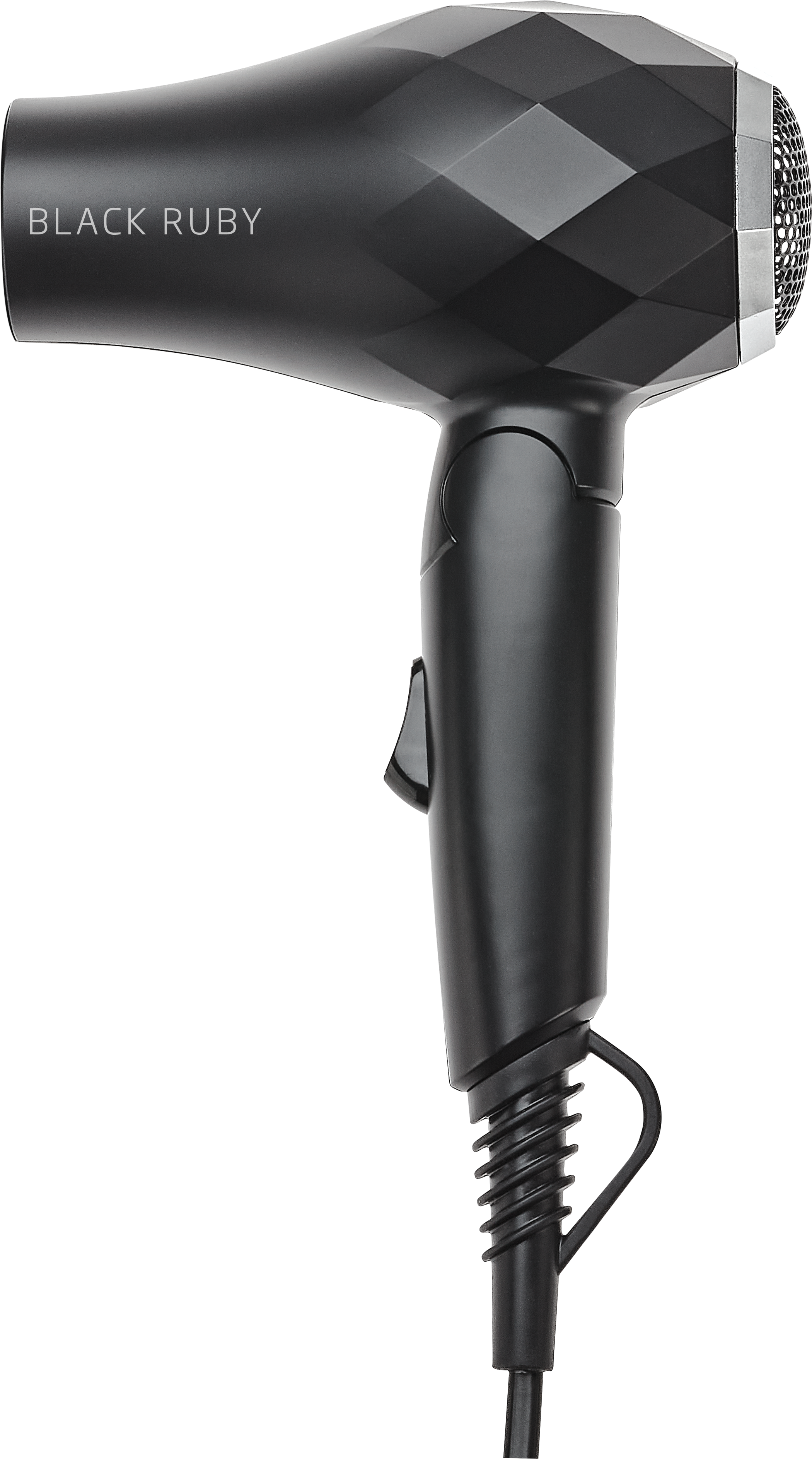 BLACK RUBY Mini-Haartrockner schwarz