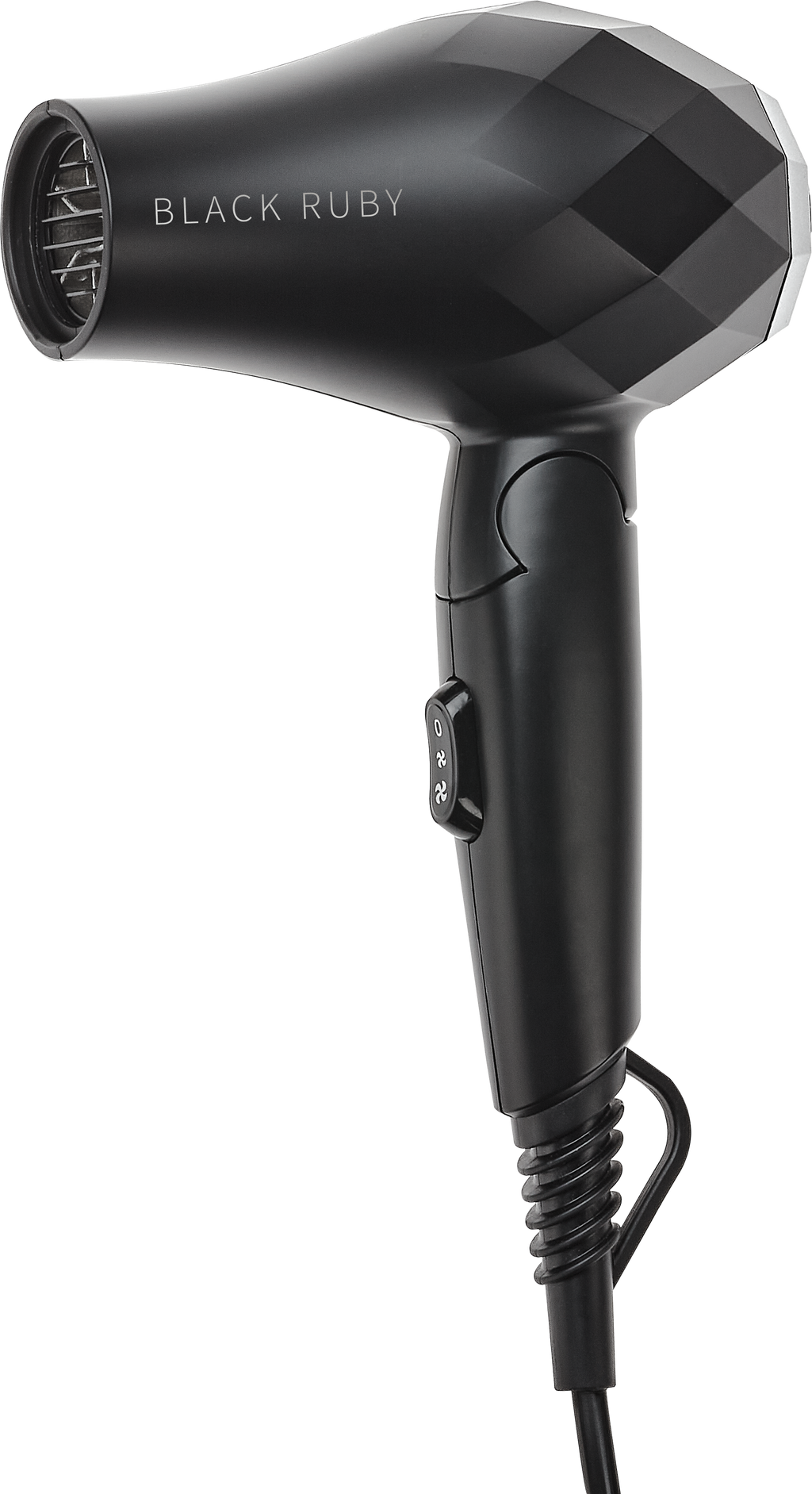 BLACK RUBY Mini-Haartrockner schwarz