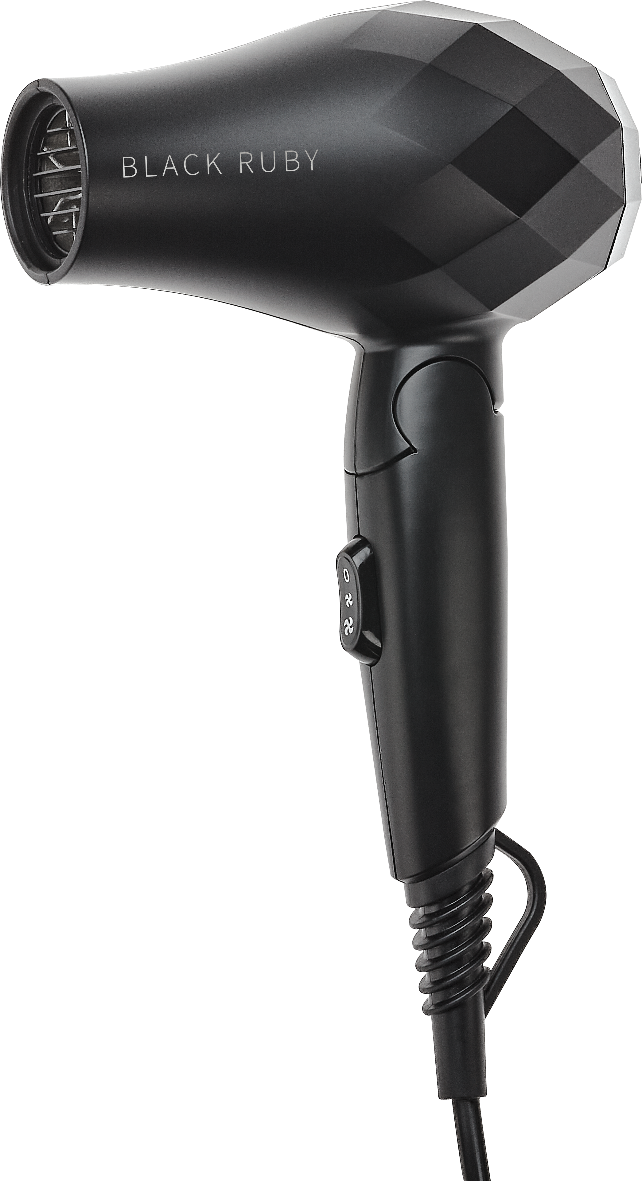 BLACK RUBY Mini-Haartrockner schwarz