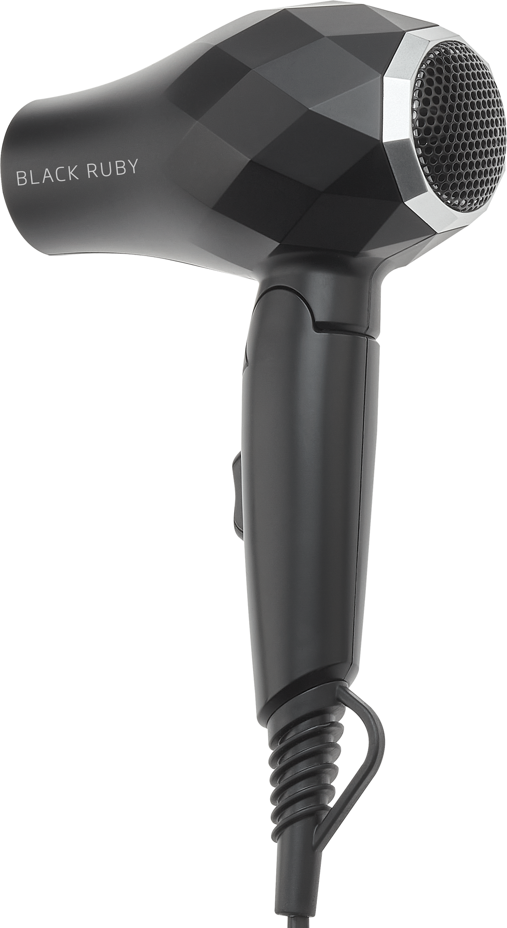 BLACK RUBY Mini-Haartrockner schwarz