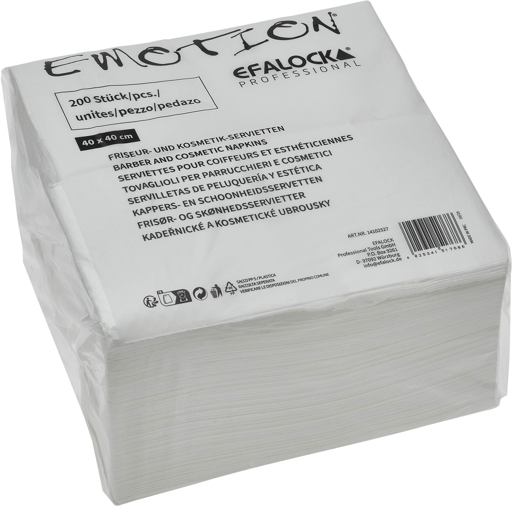 Emotion Kosmetikservietten weiß 200Stk.