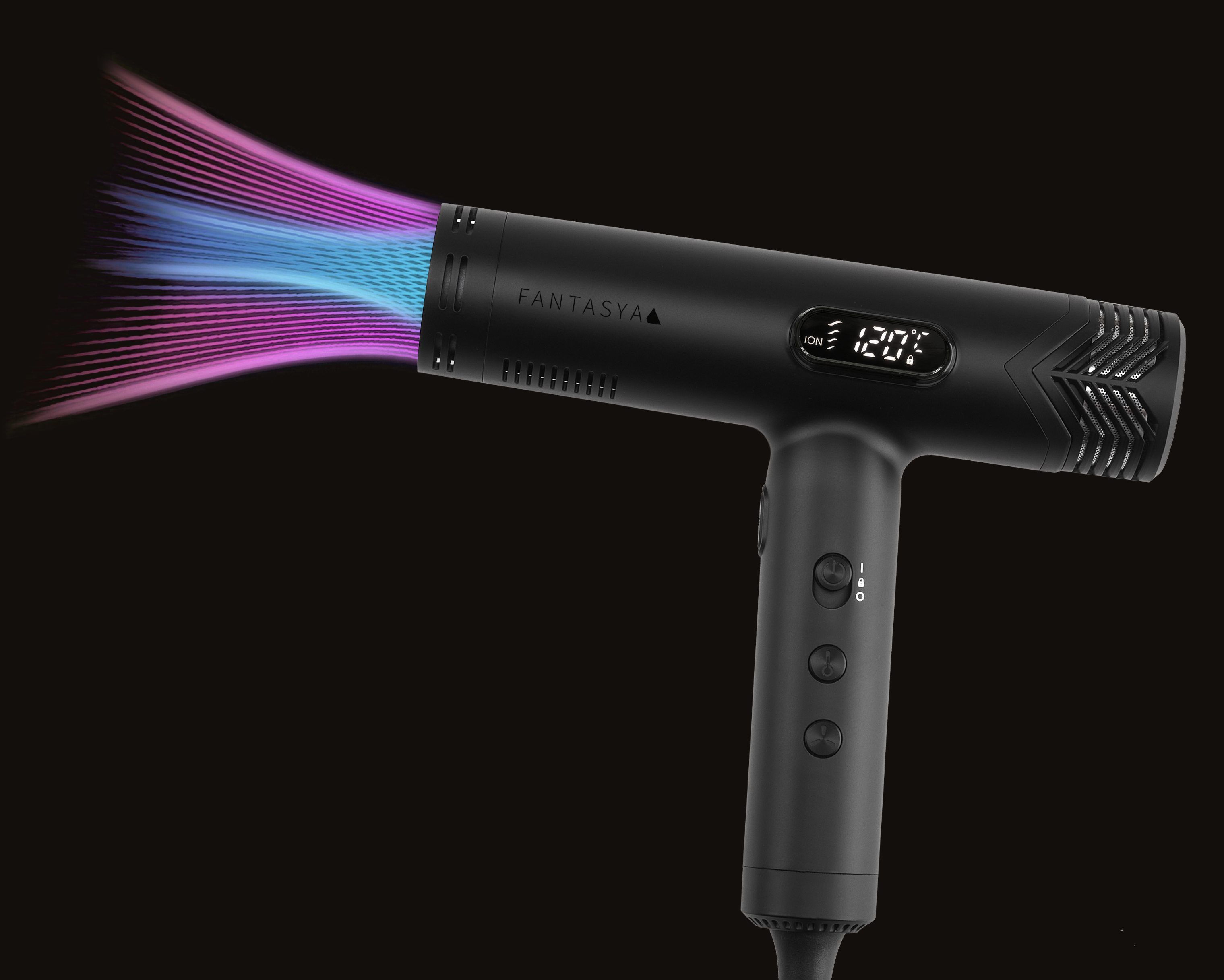 FANTASYA High-Speed Haartrockner schwarz