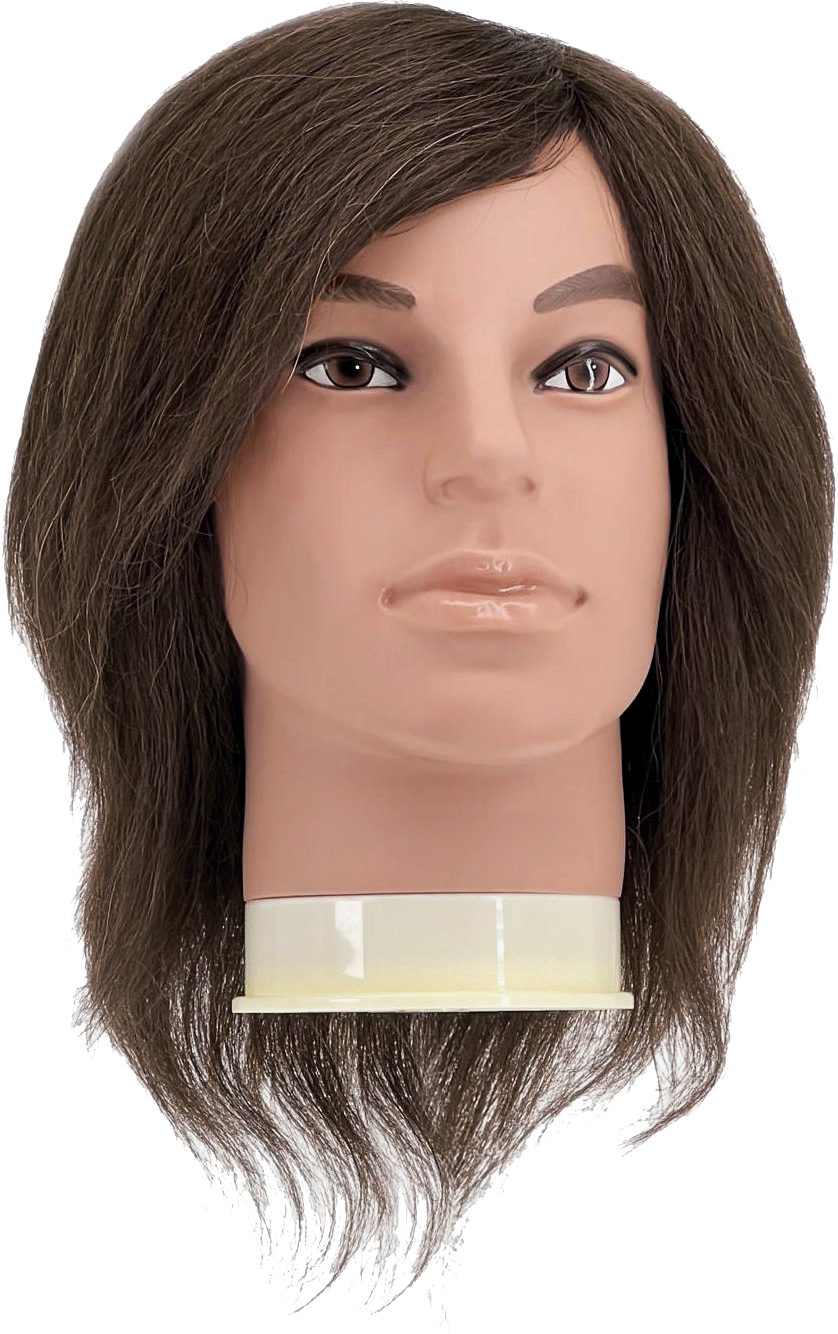 BEN ohne Bart Humanhaar braun 25cm