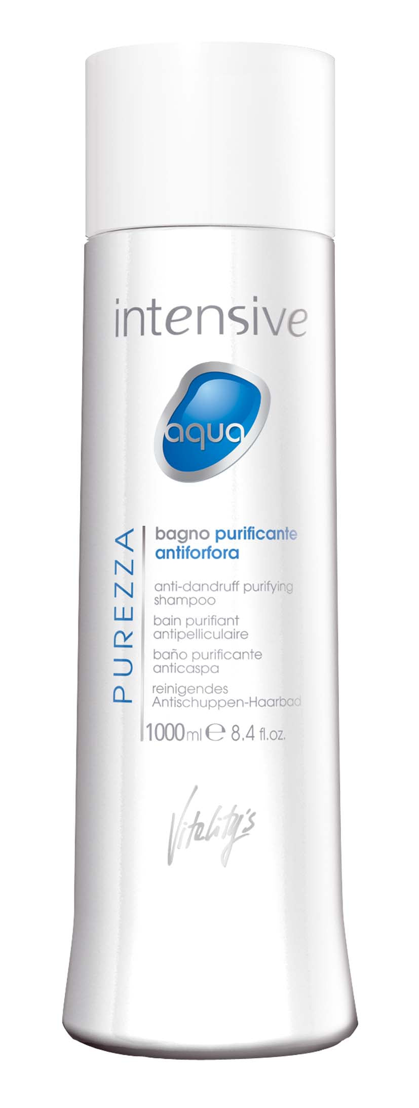 Vitality's Purezza Reinigendes Antischuppen Haarbad 1000 ml Intensive Aqua