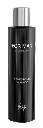 Vitality's FOR MAN Reinforcing Shampoo 240 ml hair,beard & body