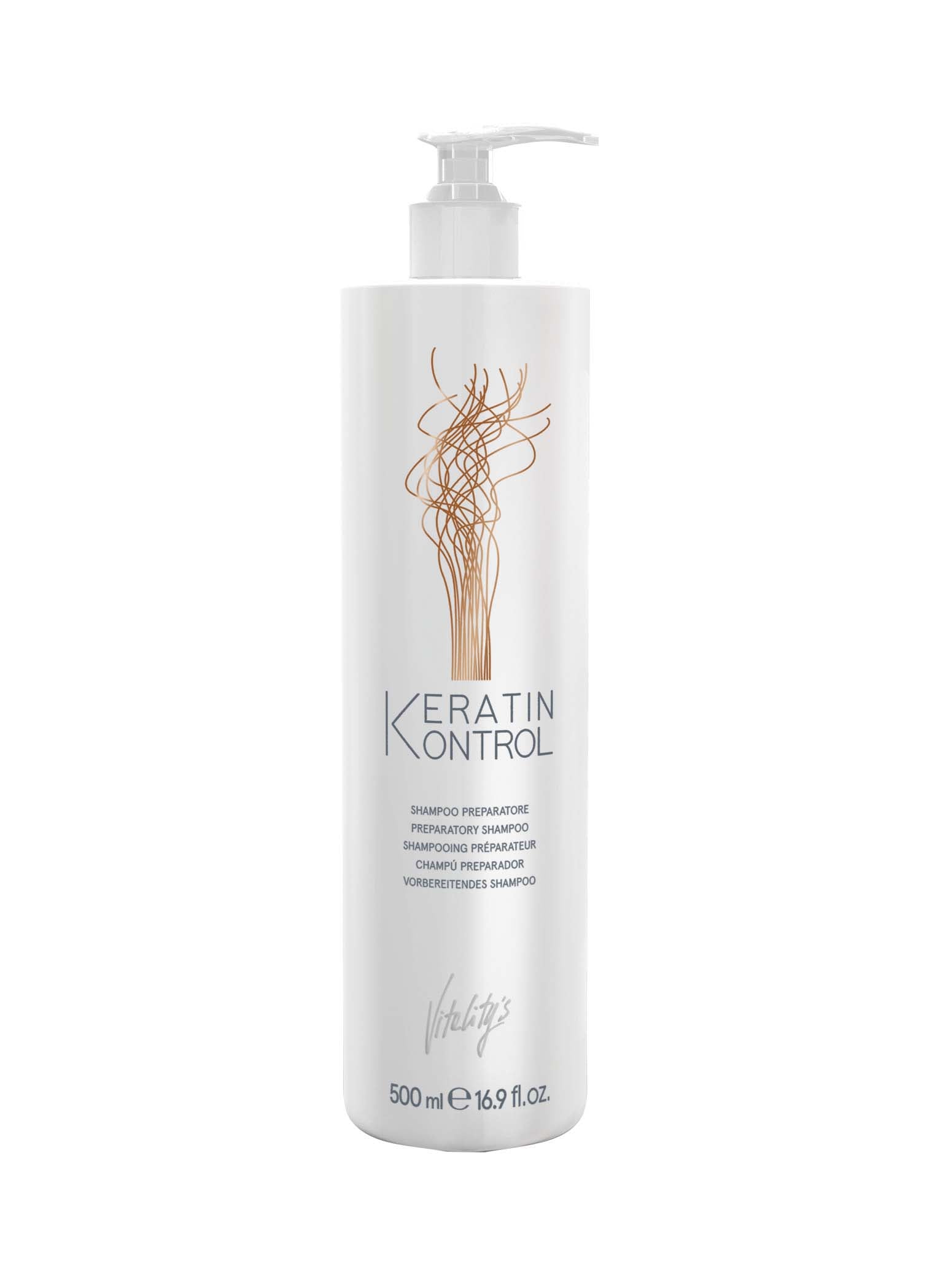 Vitality's Keratin Kontrol Shampoo 500ml Preparatory