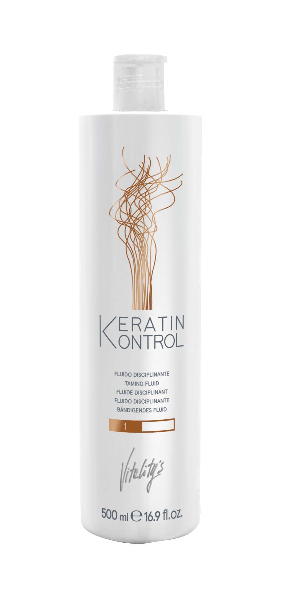 Vitality's Keratin Kontrol Taming No.1 Fluid 500ml normales Haar