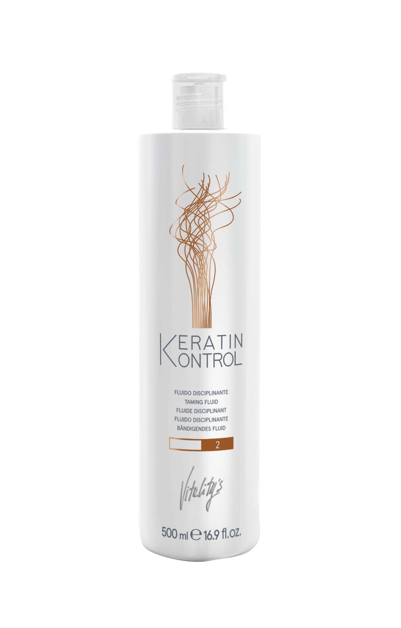 Vitality's Keratin Kontrol Taming No.2 Fluid 500ml feines Haar