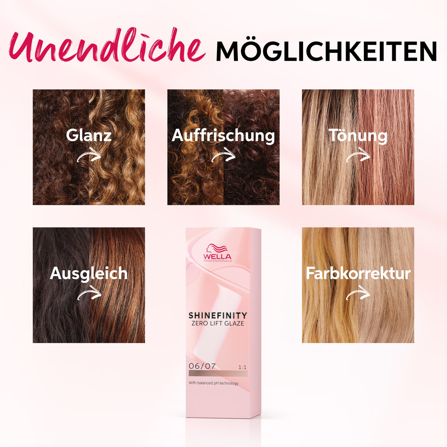 Wella Shine Finity 08/34 60ml hellblond gold-rot 60 ml