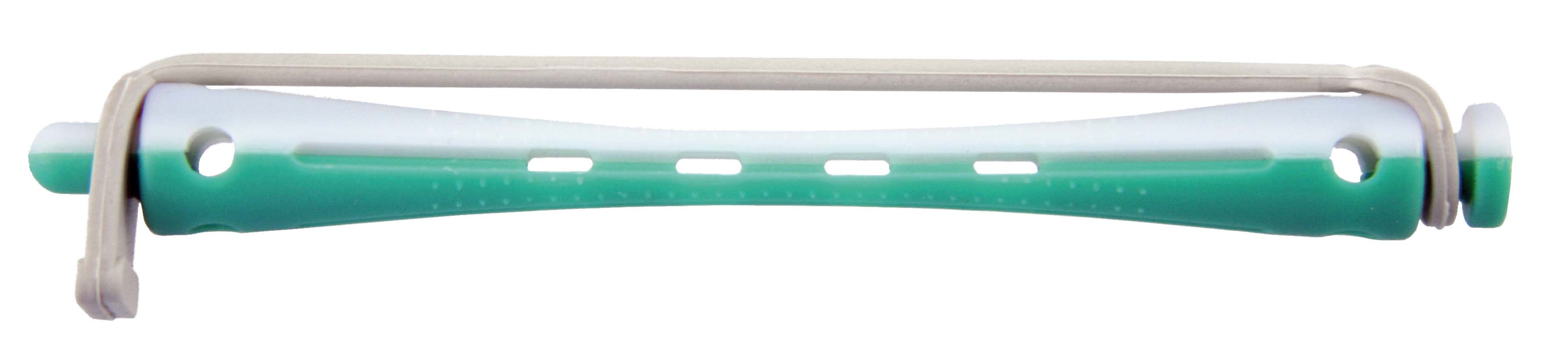 Comair KW-Wkl.2-fbg 12er 6mm lang Rundgummi weiss/grün Länge91mm Kaltwellwickler