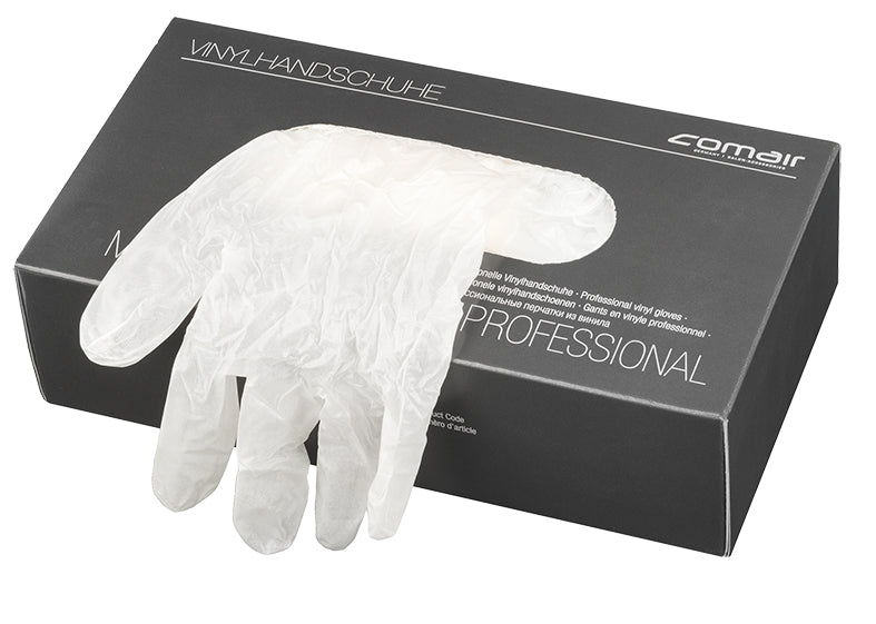 Comair VH mittel puderfrei 100er Box Vinyl Handschuhe