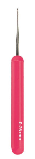 Comair Strähnennadel m. Halter 0,75mm pink