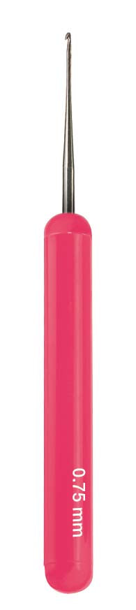 Comair Strähnennadel m. Halter 0,75mm pink
