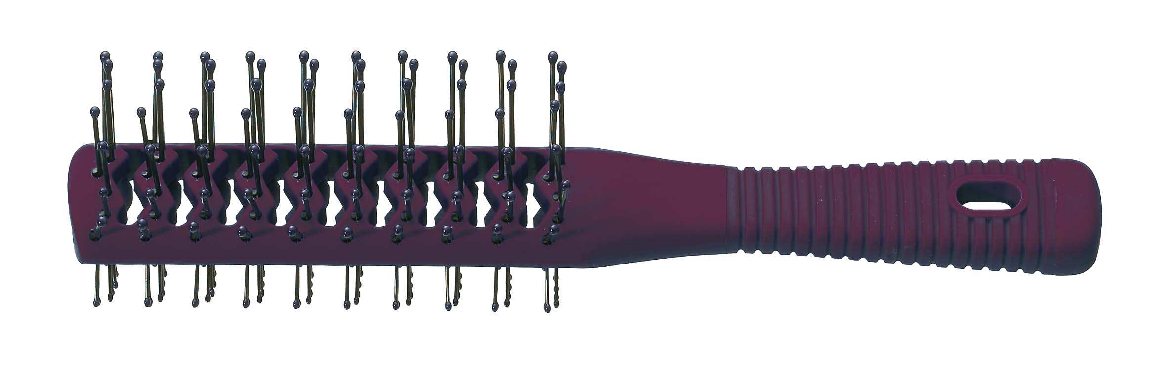 Comair TVB doppels. Rubberize dkl. violett Tunnelventbürste