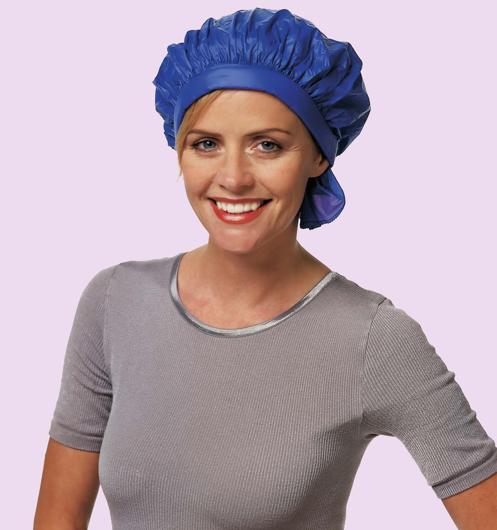 Comair KW-Haube Waterproofuni mittelblau Kaltwellhaube