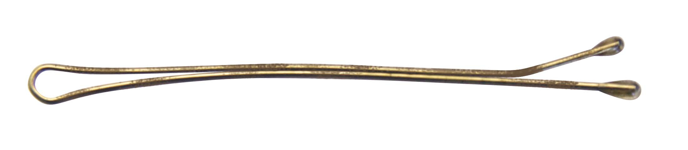 Haarklemmen "Klassik" 24er Karte 7cm havanna