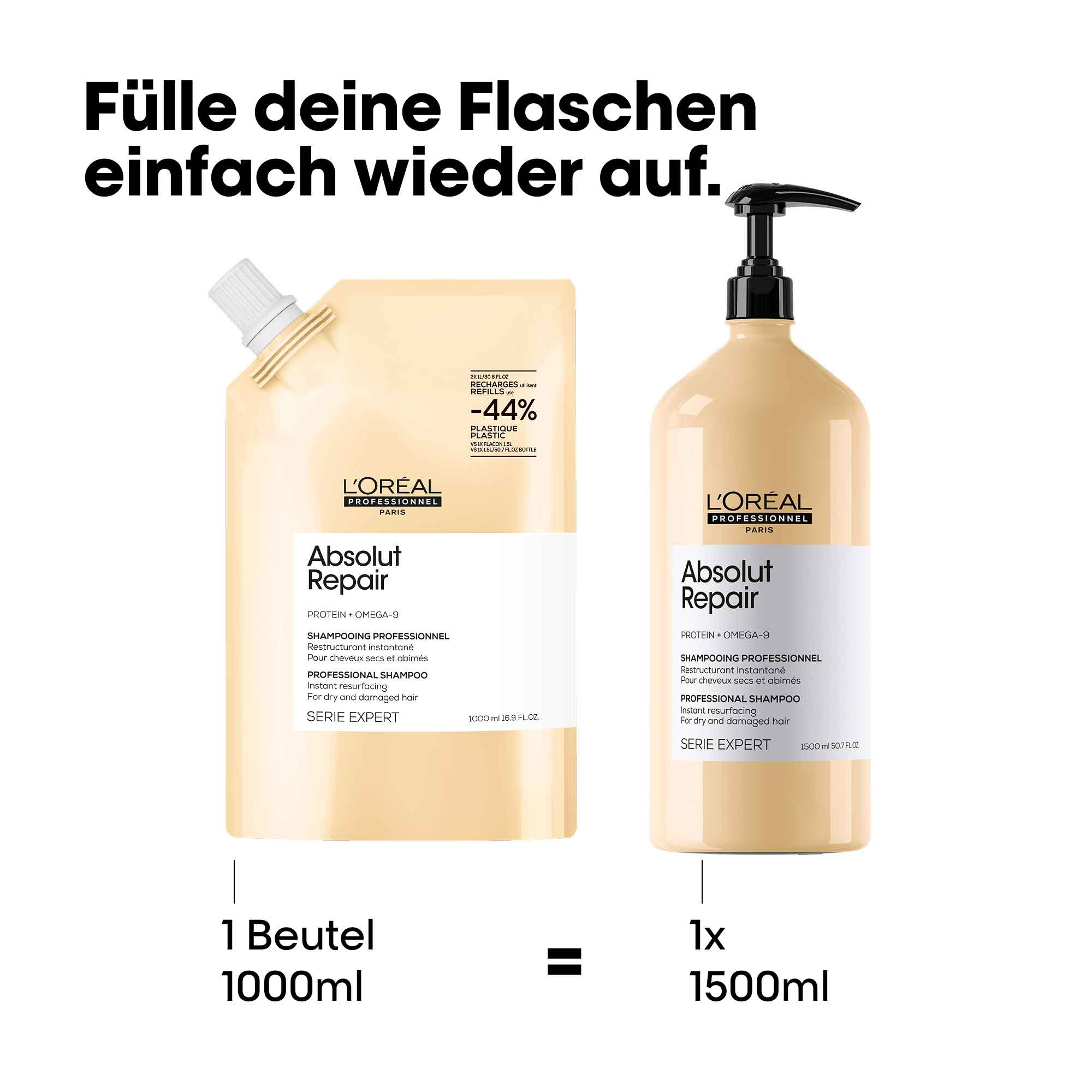 L'Oreal SE Absolut Repair Shp 1L Ref