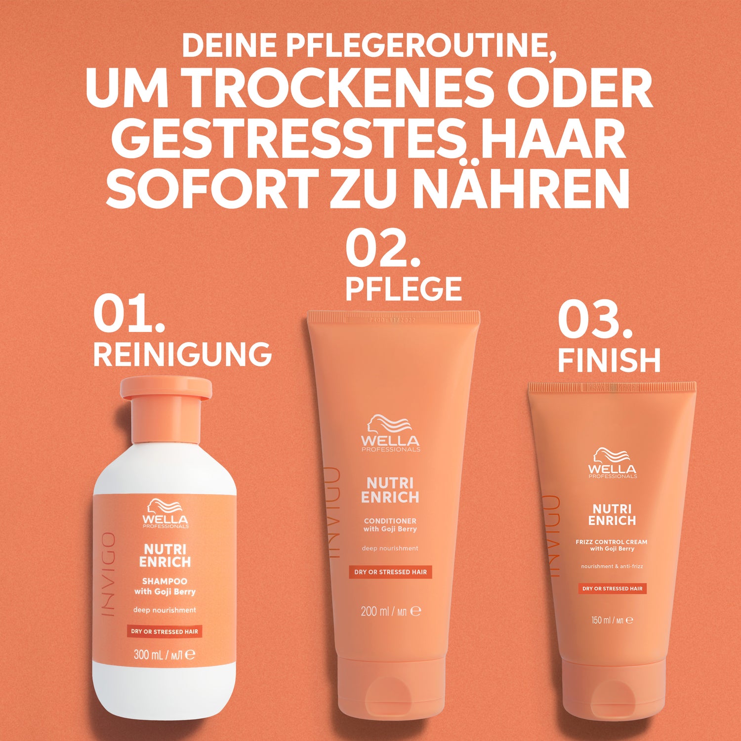 Wella Invigo Nutri Enrich Frizz Control Cream 150ml