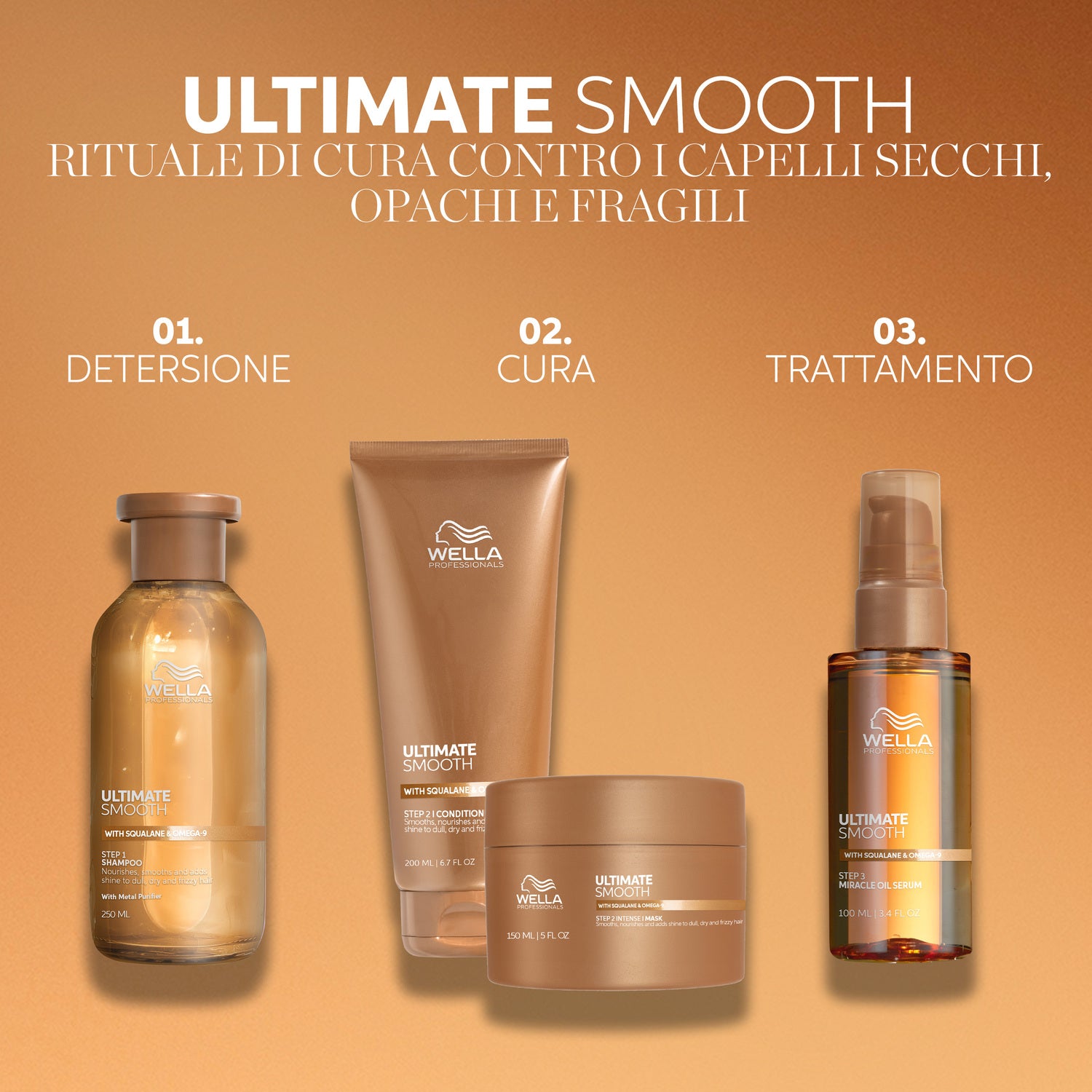 Wella Ultimate Smooth Shampoo 250ml