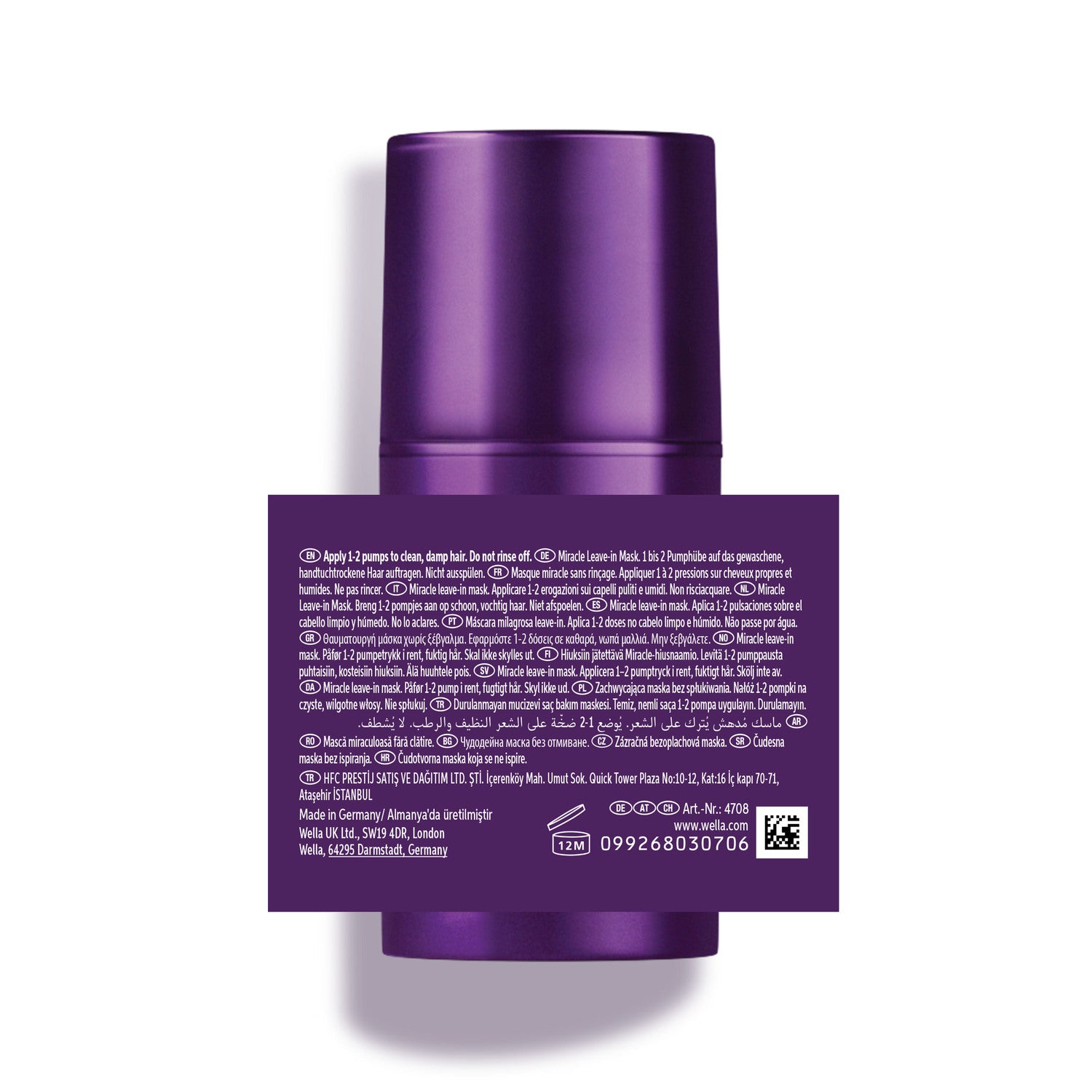 Wella Ultimate Color Miracle Leave-in Mask 30ml