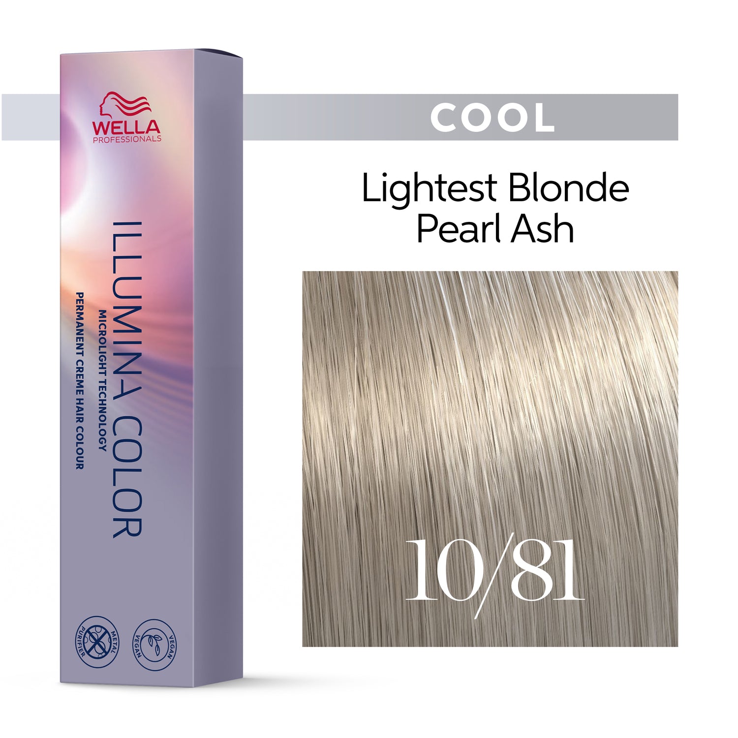 Wella Illumina Color Me+ 10/81 hell-lichtblond perl-asch 60 ml