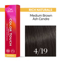 Wella Color Touch RICH NATURALS 4/19 60 ml mittelbraun asch-cendré