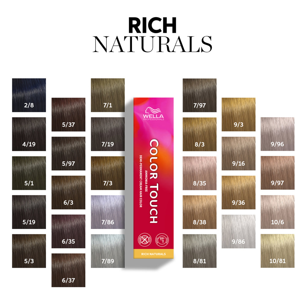 Wella Color Touch Rich Naturals 6/3 60 ml dunkelblond gold