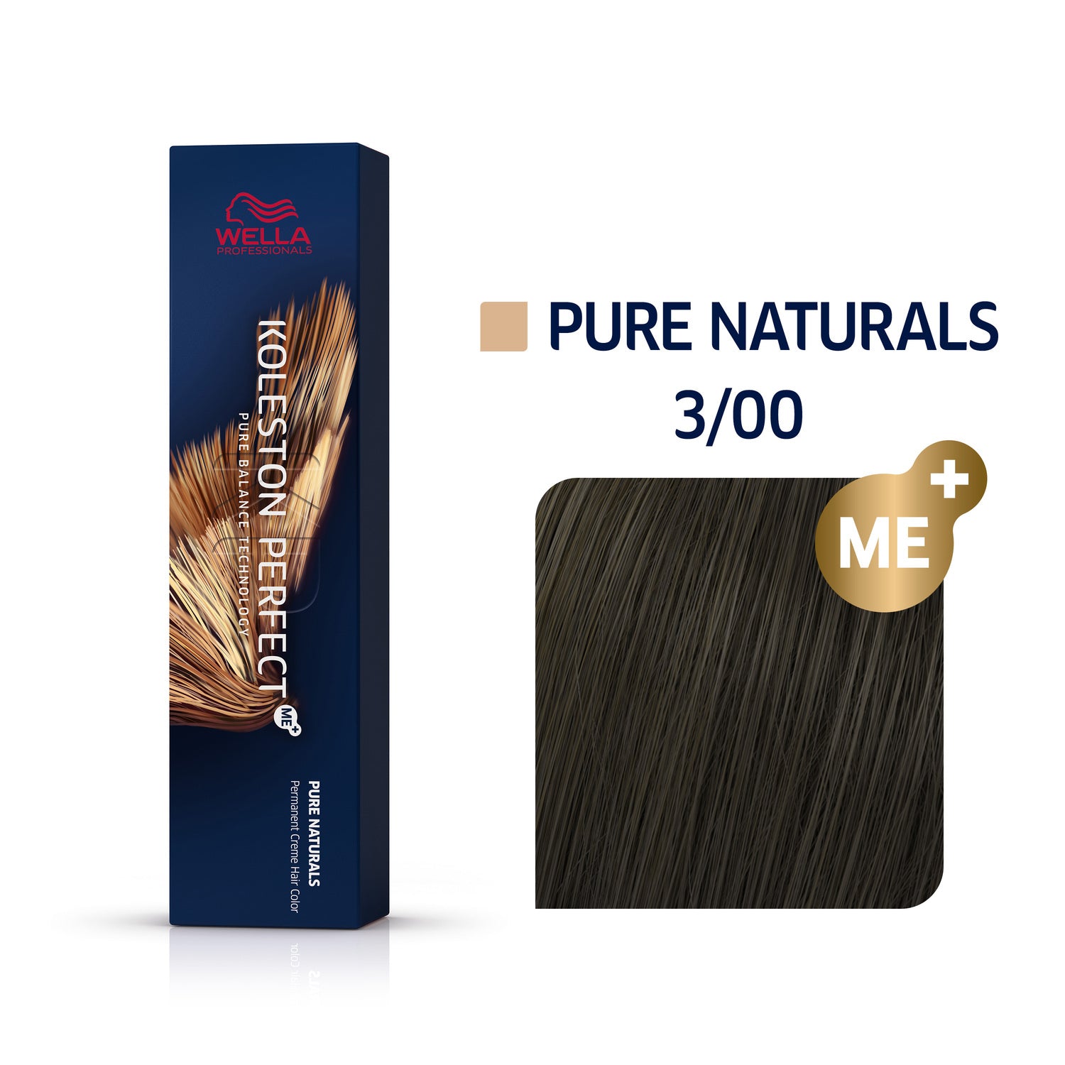 Wella Koleston PURE NATURALS 3/00 dunkelbraun natur-intensiv 60 ml