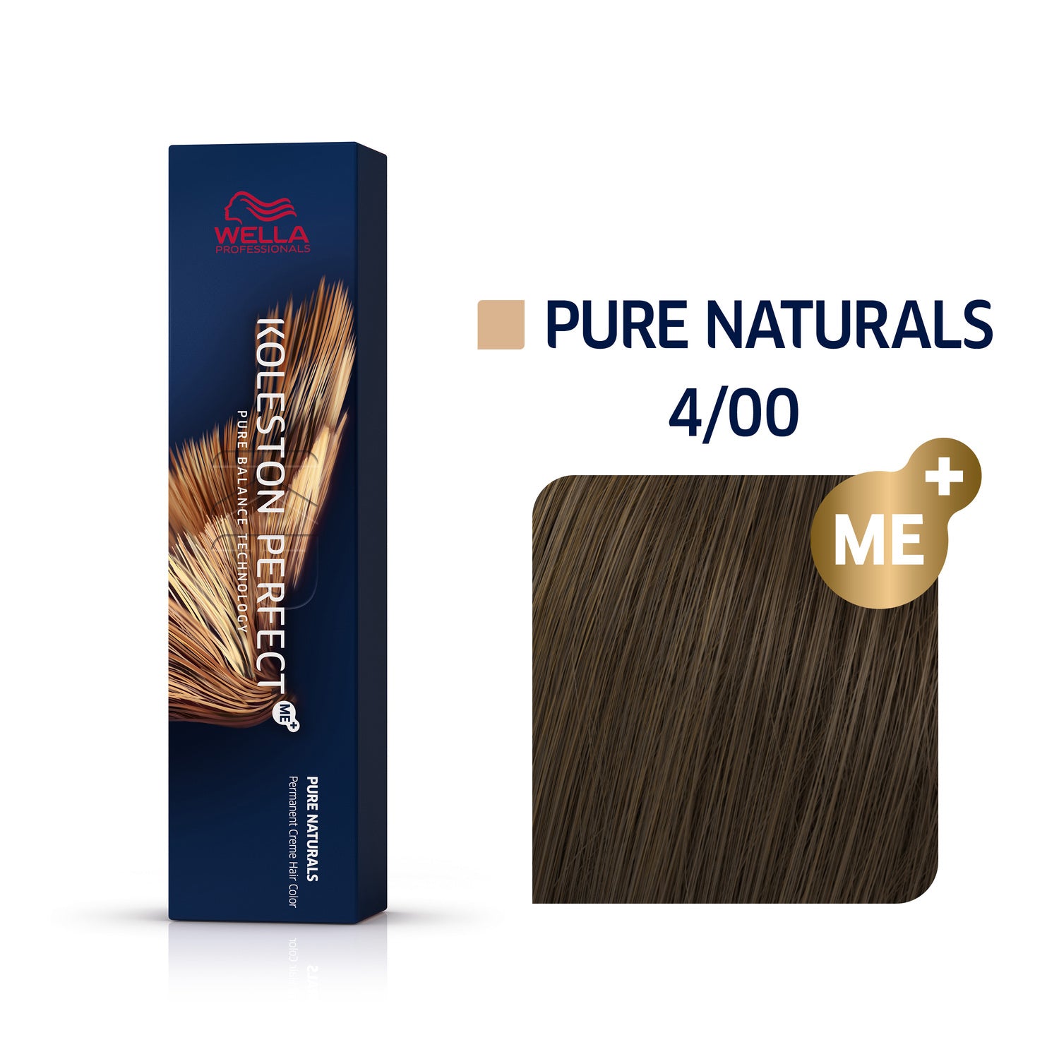 Wella Koleston PURE NATURALS 4/00 mittelbraun natur-intensiv 60 ml