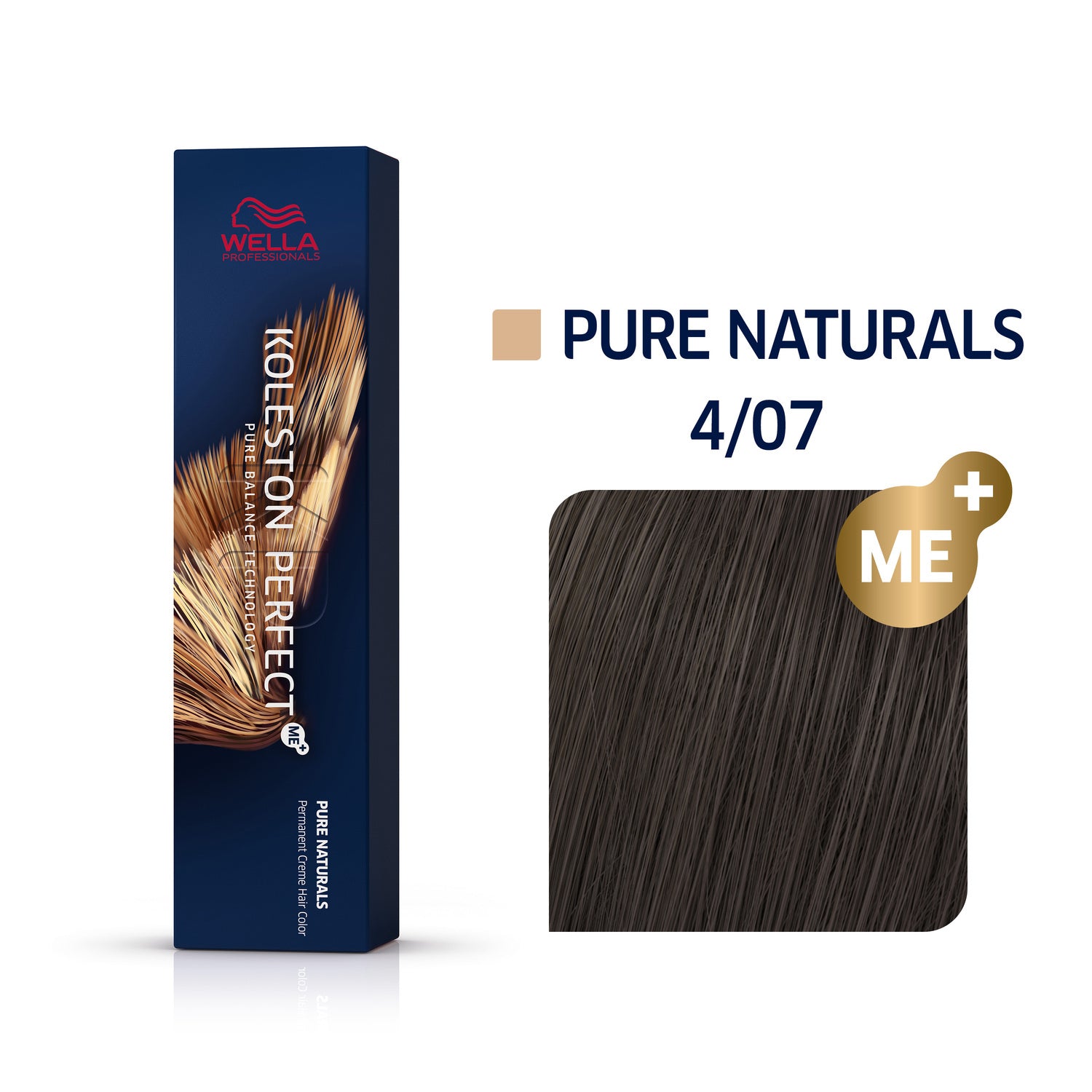 Wella Koleston PURE NATURALS 4/07 mittelbraun natur-braun 60 ml