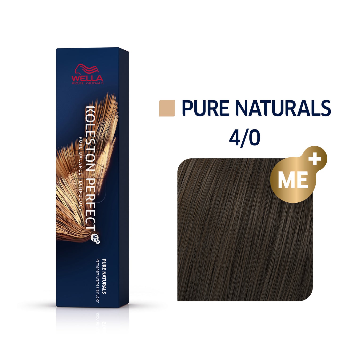 Wella Koleston PURE NATURALS 4/0 mittelbraun 60 ml