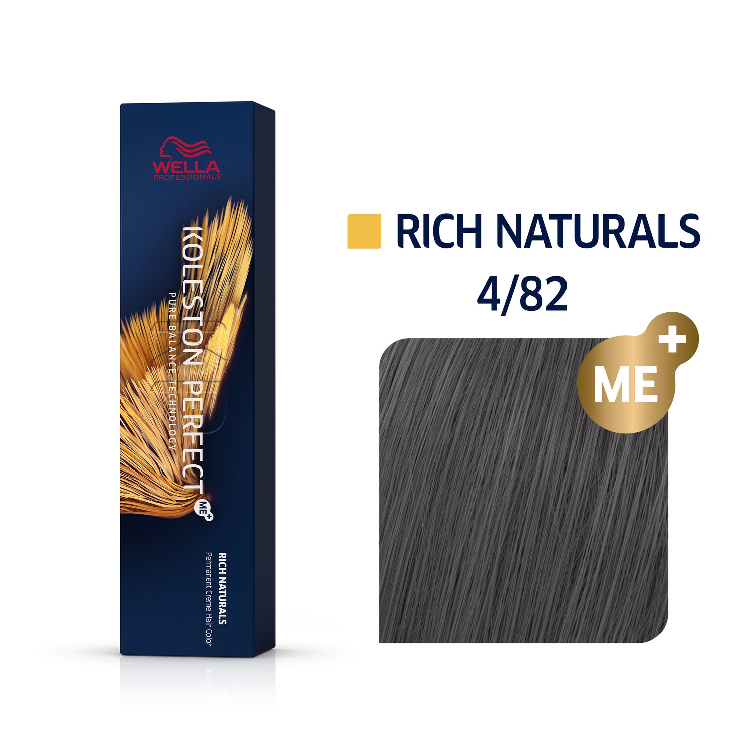 Wella Koleston RICH NATURALS 4/82 mittelbraun perl-matt 60 ml