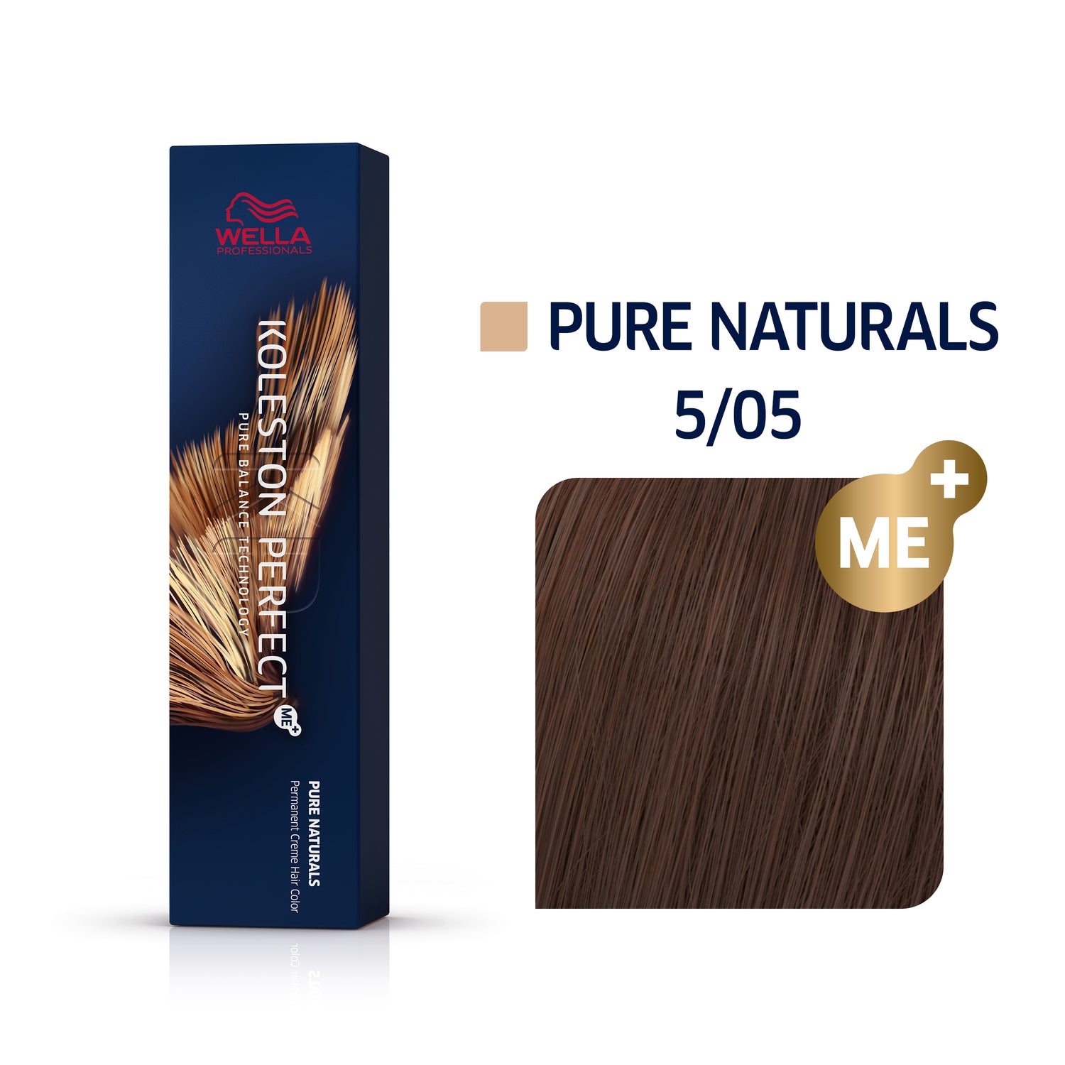 Wella Koleston PURE NATURALS 5/05 hellbraun natur-mahagoni 60 ml