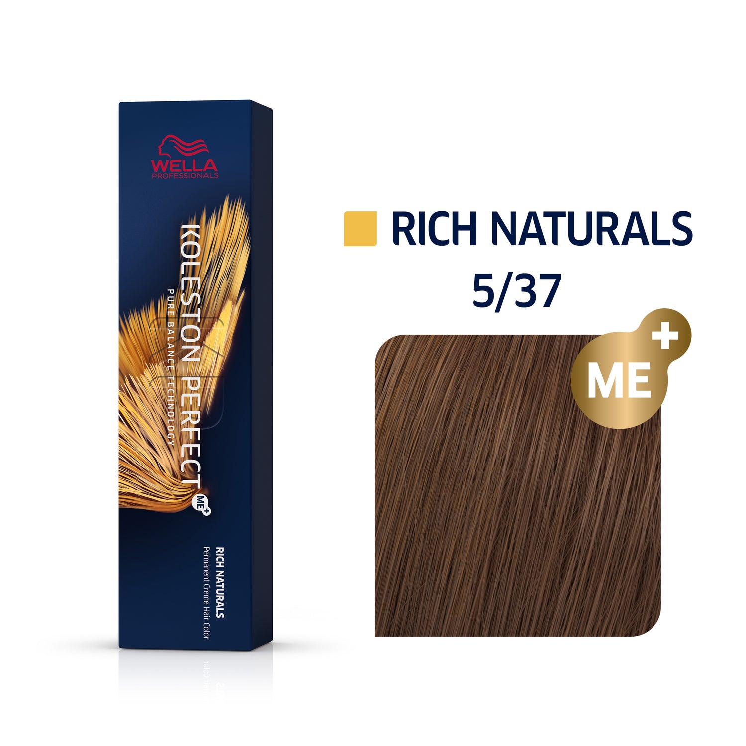 Wella Koleston RICH NATURALS 5/37 hellbraun gold-braun 60 ml