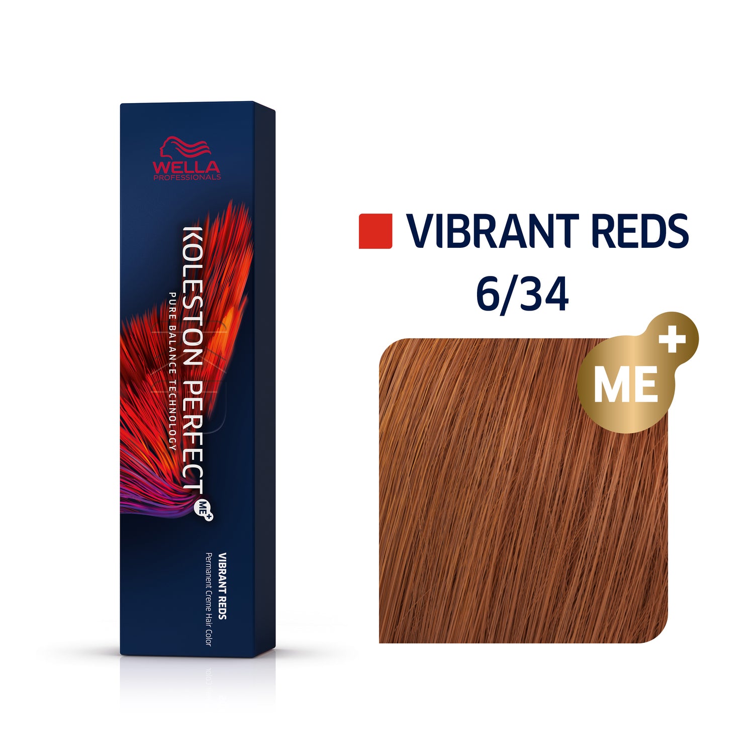 Wella Koleston VIBRANT REDS 6/34 dunkelblond gold-rot 60 ml