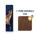Wella Koleston PURE NATURALS 7/05 mittelblond natur-mahagoni 60 ml