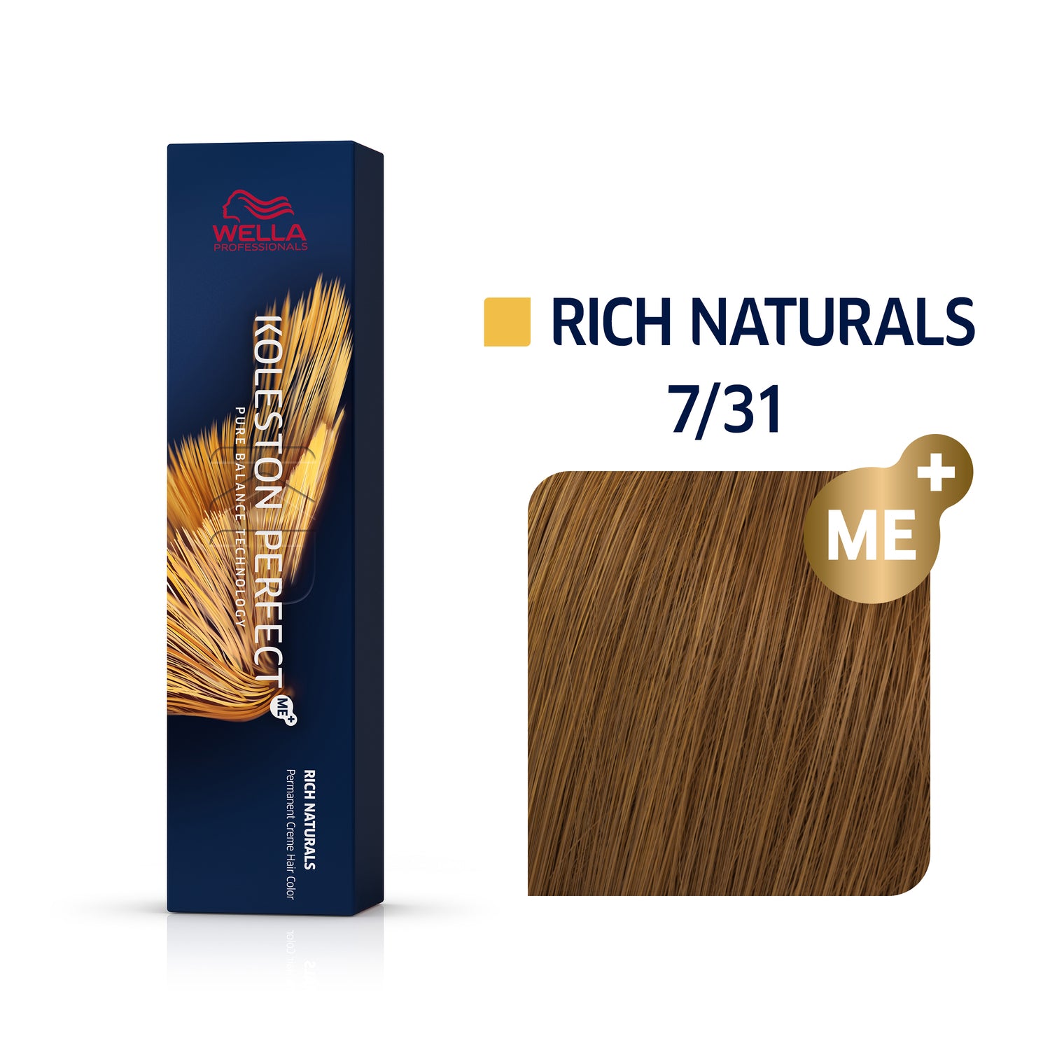 Wella Koleston RICH NATURALS 7/31 mittelblond gold-asch 60 ml