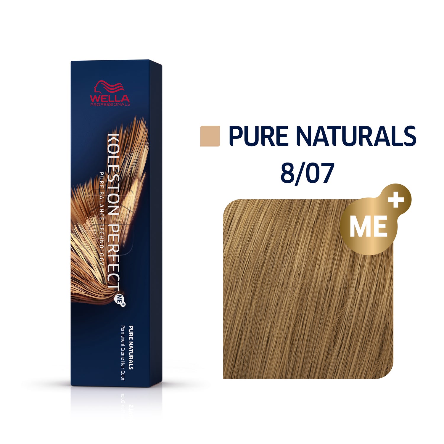 Wella Koleston PURE NATURALS 8/07 hellblond natur-braun 60 ml