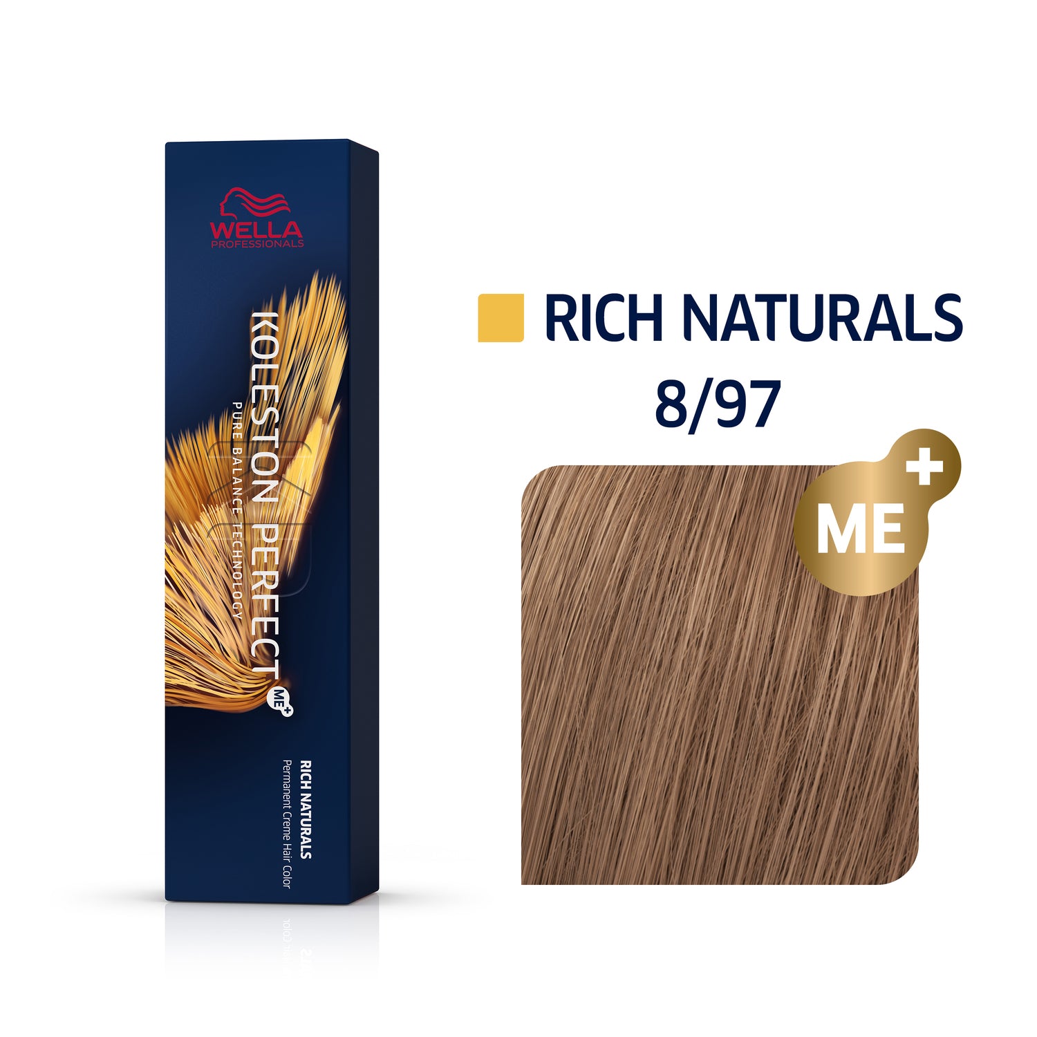Wella Koleston RICH NATURALS 8/97 hellblond cendré-braun 60 ml
