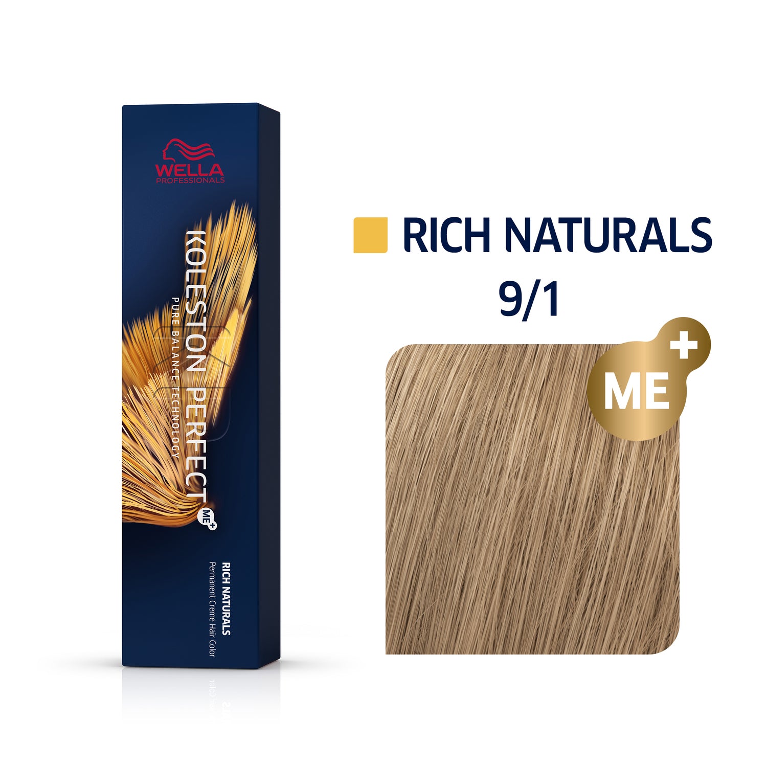 Wella Koleston RICH NATURALS 9/1 lichtblond asch 60 ml