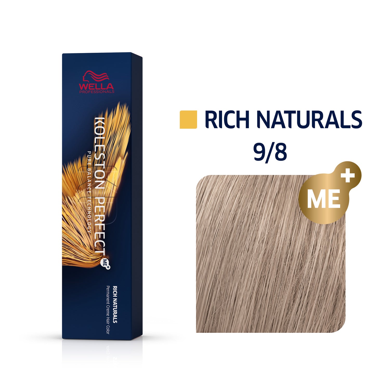 Wella Koleston RICH NATURALS 9/8 lichtblond perl 60 ml