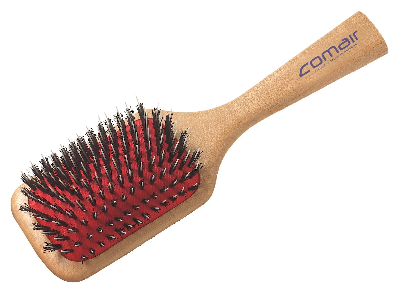 Comair Holzbürste 9-rh. m. Nylonstiften